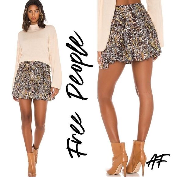 FREE PEOPLE SATURDAY SUN MINI SKIRT NEW - Picture 2 of 11